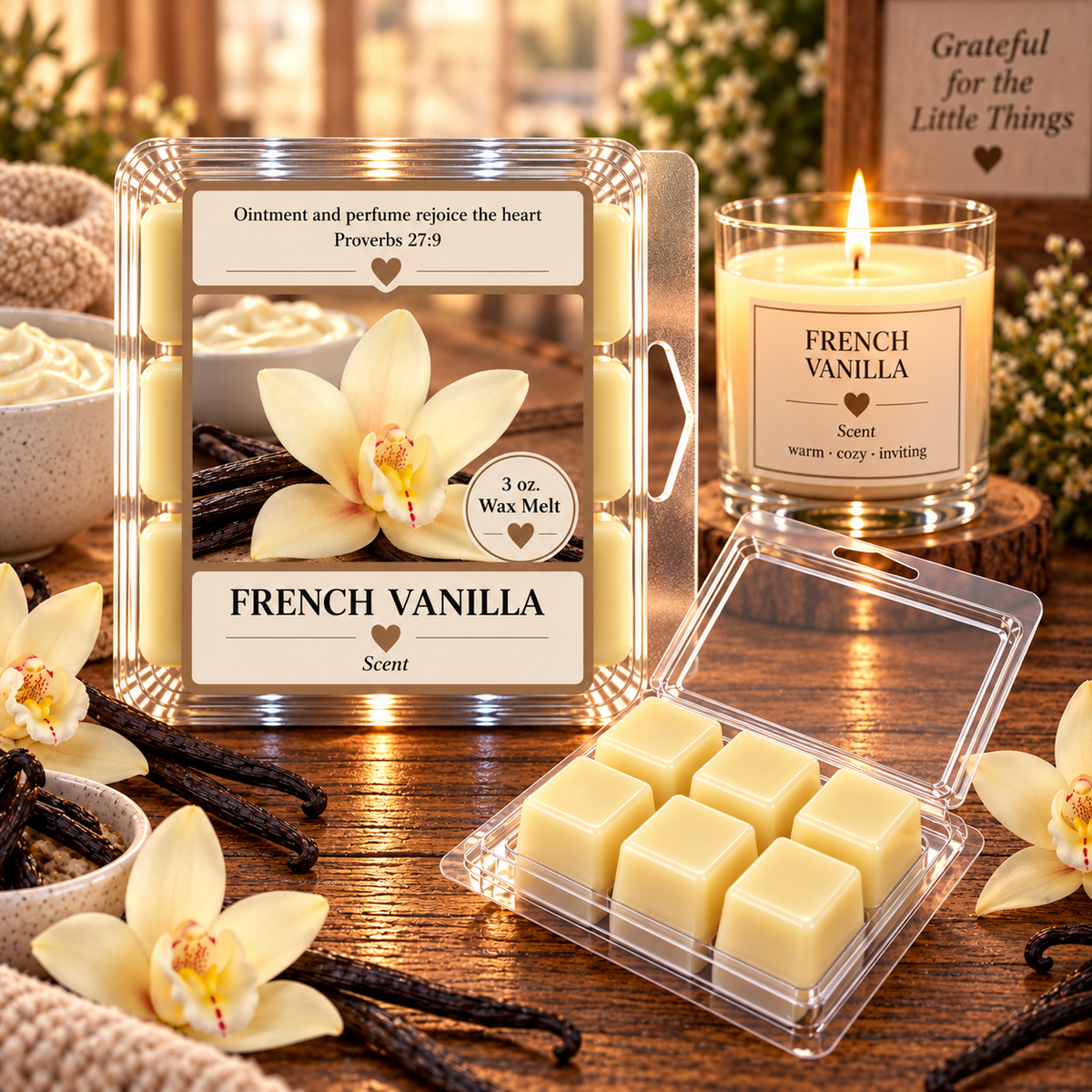 French Vanilla 3 oz. Wax Melt