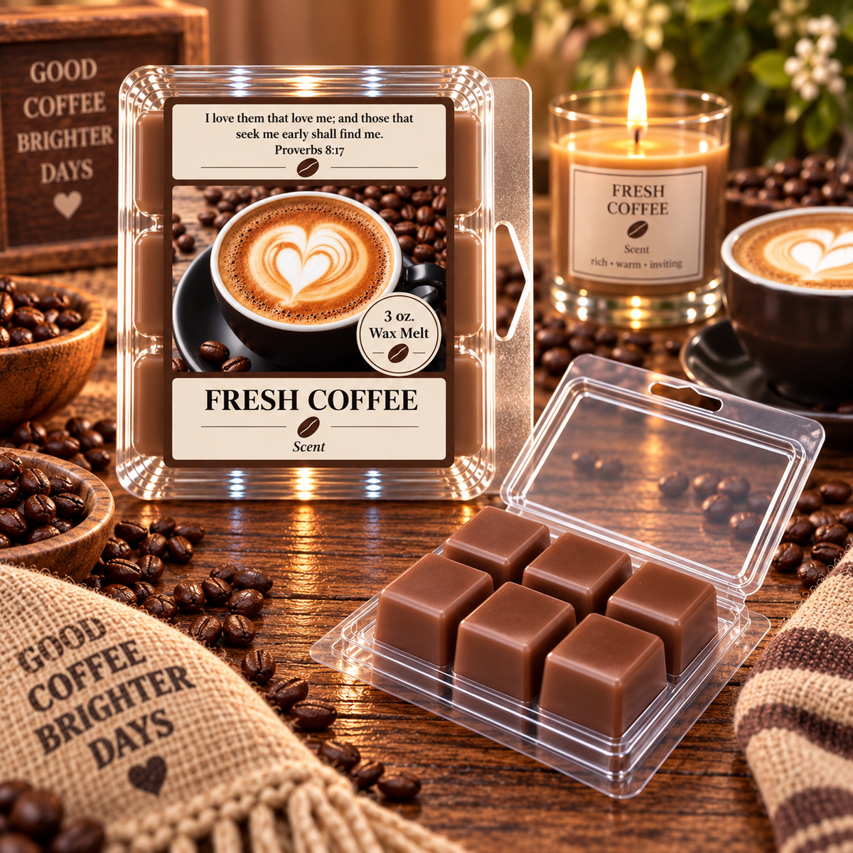 Fresh Coffee 3 oz. Wax Melt