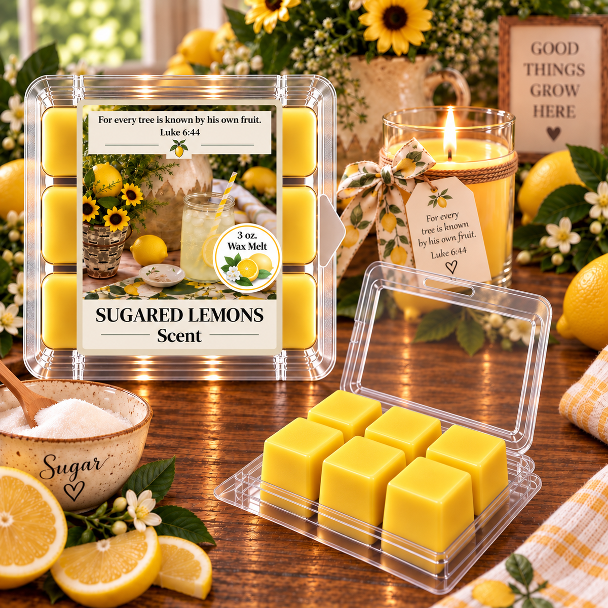 Sugared Lemons 3 oz. Wax Melt