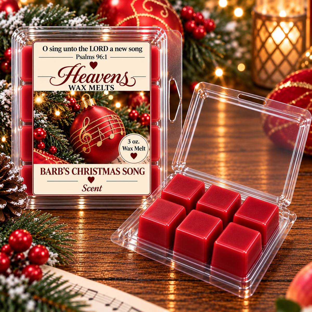 Barb's Christmas Song 3 oz. Wax Melt