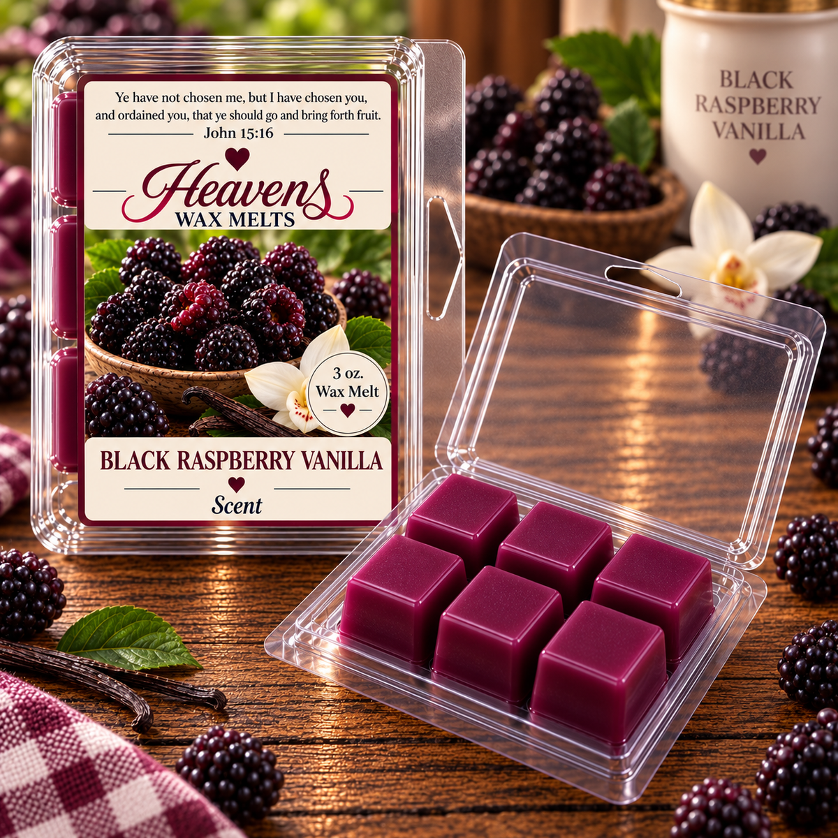 Black Raspberry Vanilla 3 oz. Wax Melt
