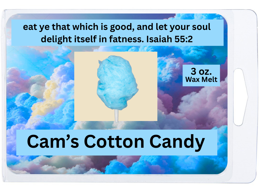 Cam's Cotton Candy 3 oz. Wax Melt