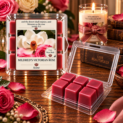 Mildred's Victorian Rose 3 oz. Wax Melt