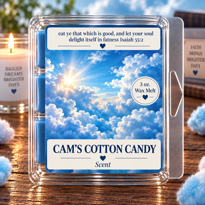 Cam's Cotton Candy 3 oz. Wax Melt