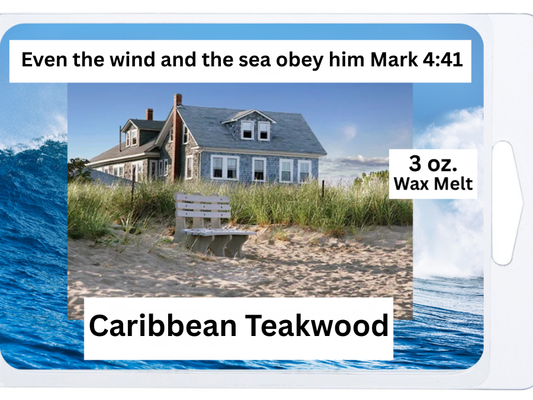 Caribbean Teakwood 3 oz. Wax Melt