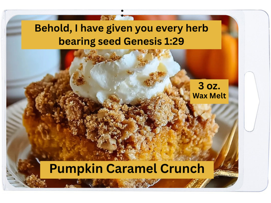 Pumpkin Caramel Crunch 3 oz. Wax Melt