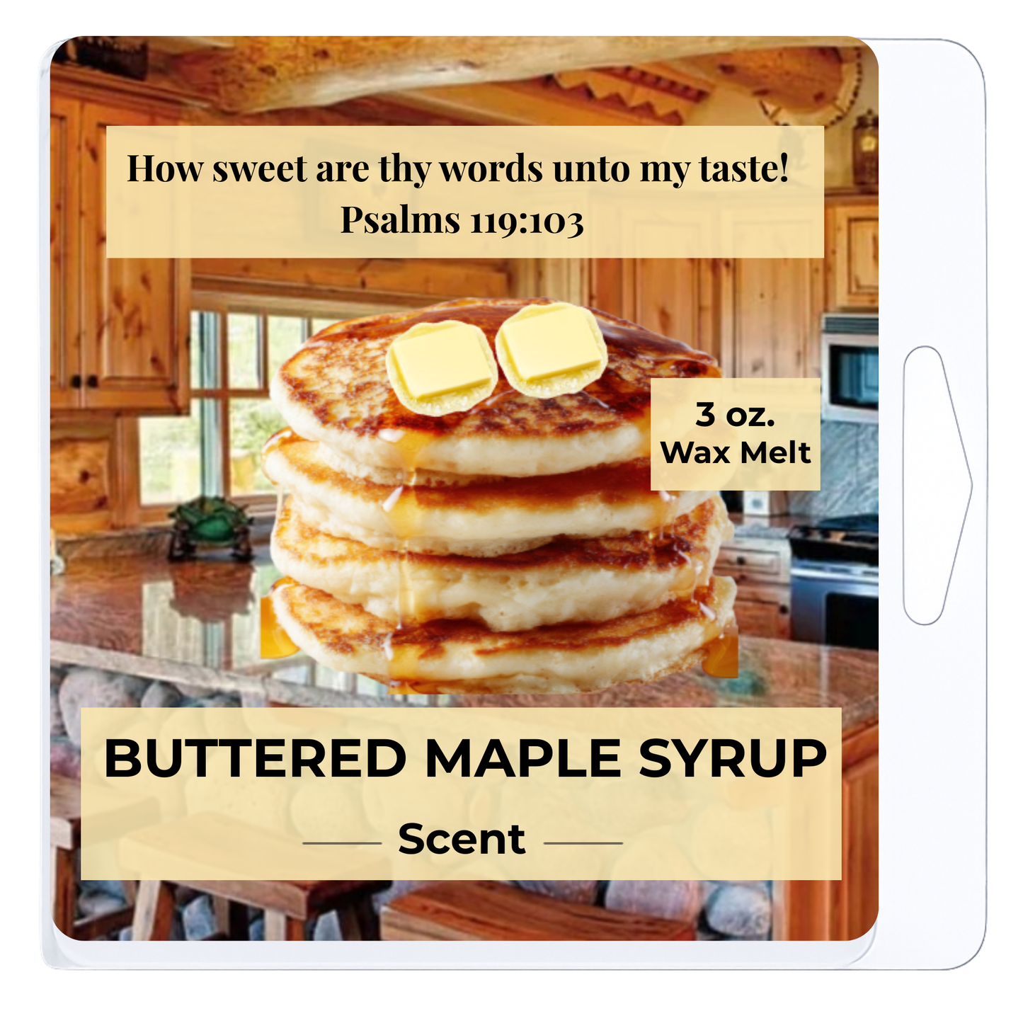 Buttered Maple Syrup 3 oz. Wax Melt
