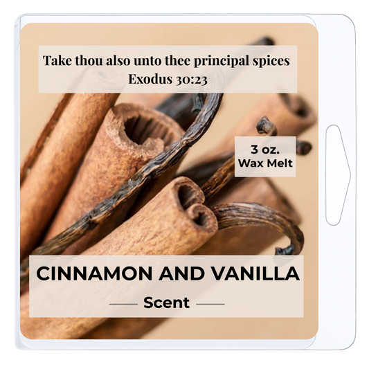 Cinnamon and Vanilla 3 oz. Wax Melt