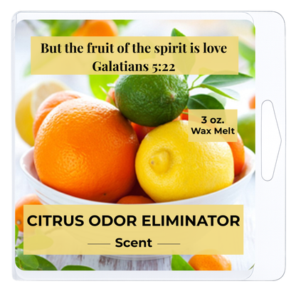 Citrus Odor Eliminator 3 oz. Wax Melt