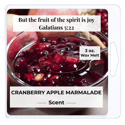Cranberry Apple Marmalade 3 oz. Wax Melt