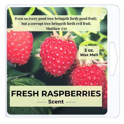 Fresh Raspberries 3 oz. Wax Melt