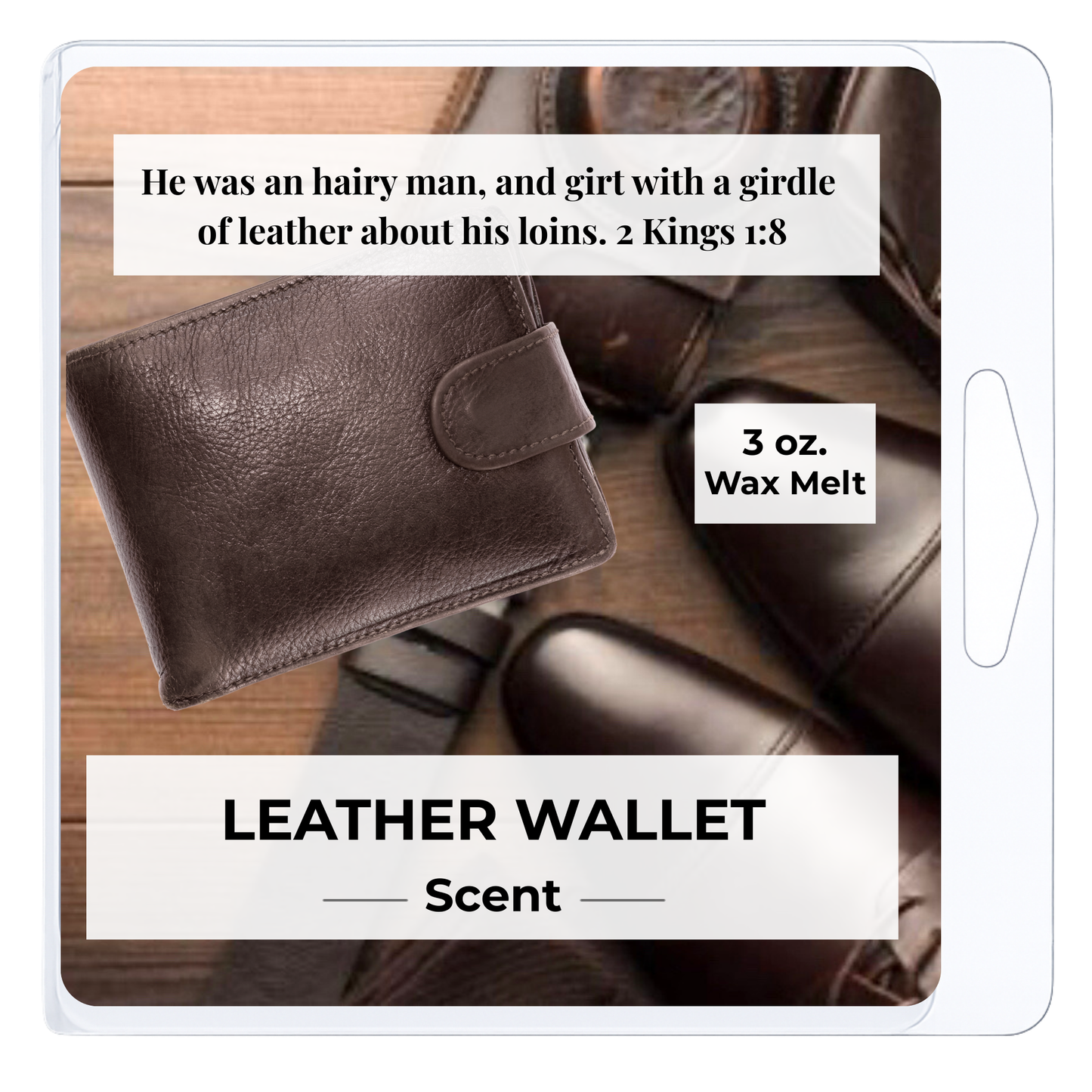 Leather Wallet 3 oz. Wax Melt
