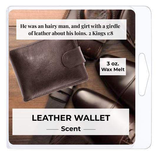Leather Wallet 3 oz. Wax Melt