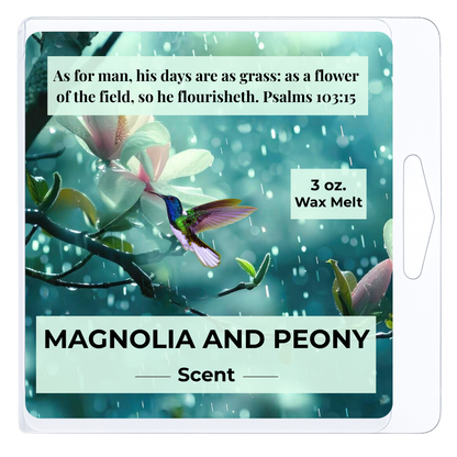 Magnolia and Peony 3 oz. Wax Melt