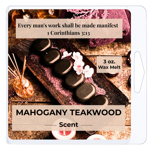 Mahogany Teakwood 3 oz. Wax Melt