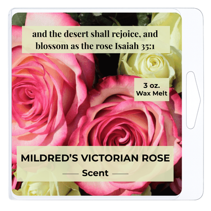Mildred's Victorian Rose 3 oz. Wax Melt