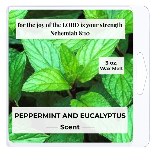 Peppermint and Eucalyptus 3 oz. Wax Melt