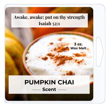 Pumpkin Chai 3 oz. Wax Melt
