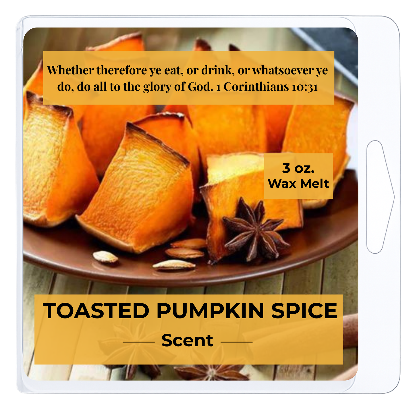 Toasted Pumpkin Spice 3 oz. Wax Melt