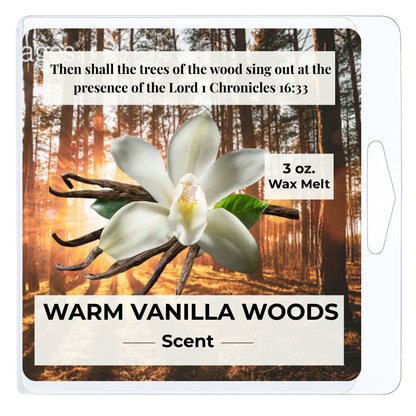 Warm Vanilla Woods 3 oz. Wax Melt