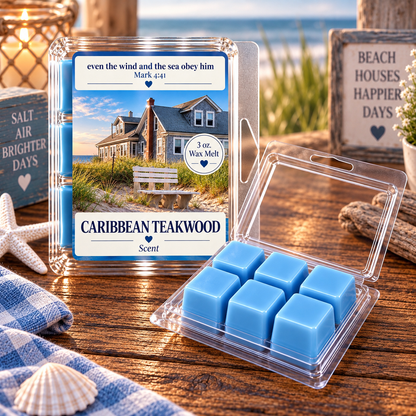 Caribbean Teakwood 3 oz. Wax Melt