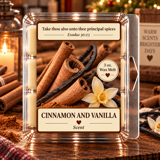 Cinnamon and Vanilla 3 oz. Wax Melt