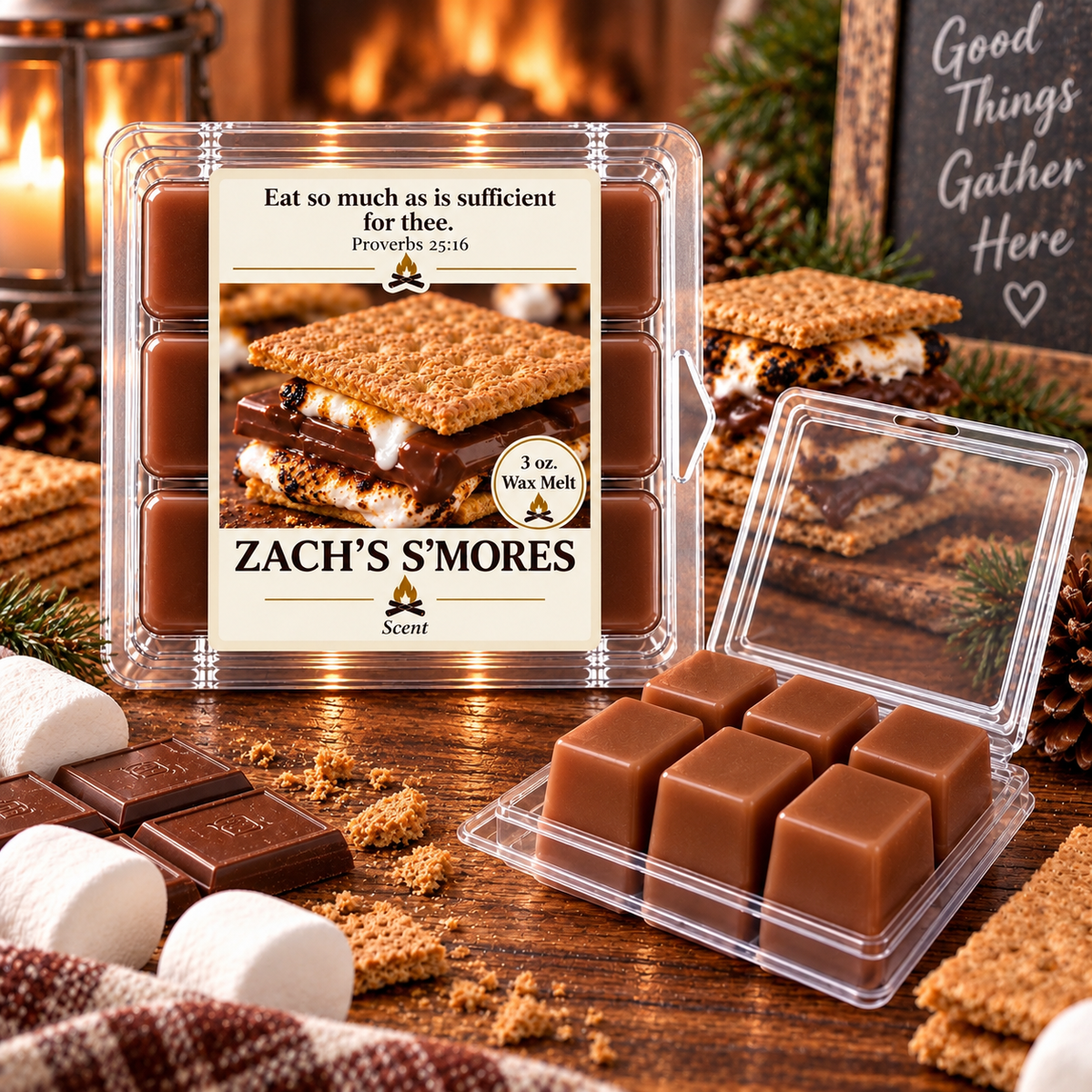 Zach's S’mores 3 oz. Wax Melt