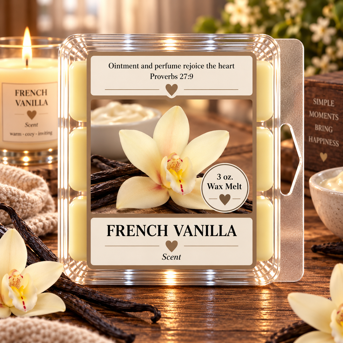 French Vanilla 3 oz. Wax Melt
