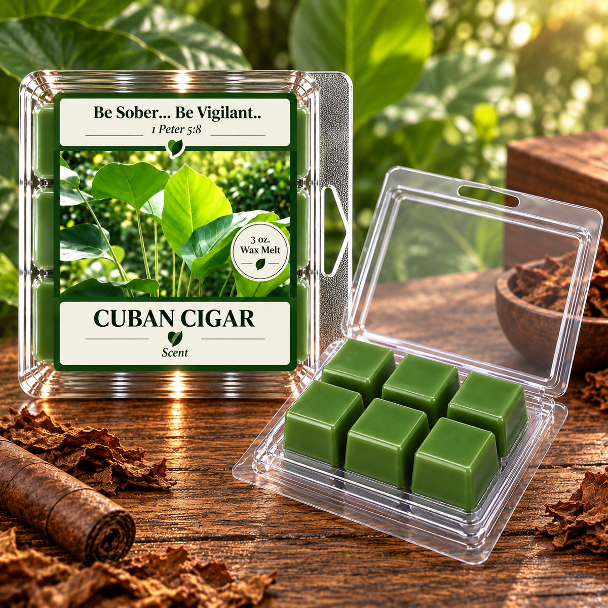 Cuban Cigar 3 oz. Wax Melt