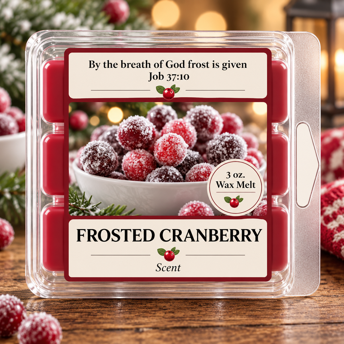 Frosted Cranberry 3 oz. Wax Melt