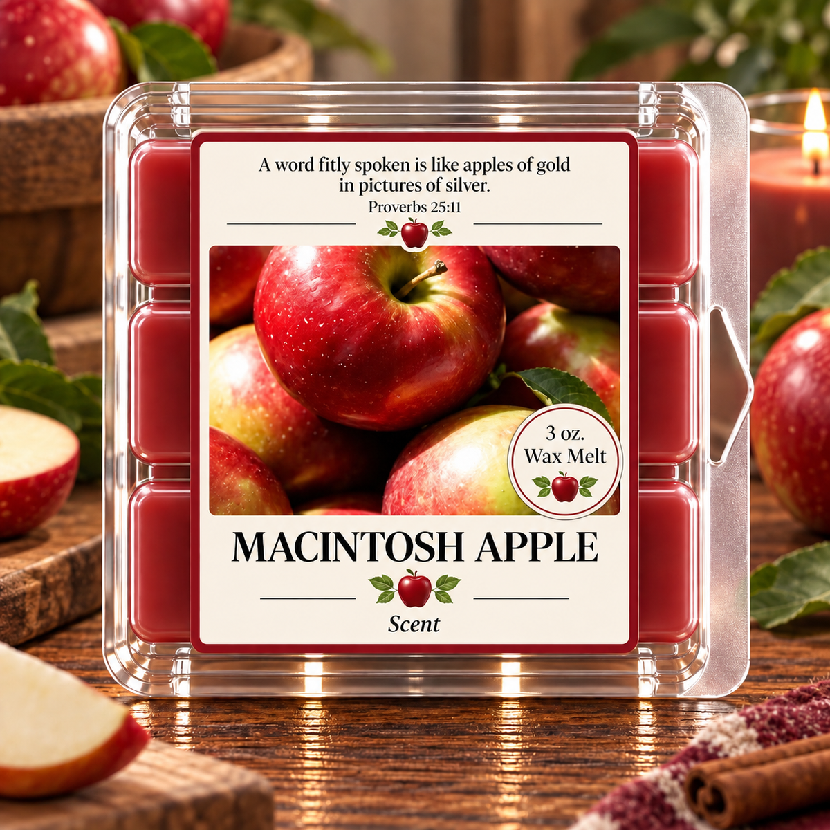 Macintosh Apple 3 oz. Wax Melt