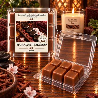 Mahogany Teakwood 3 oz. Wax Melt