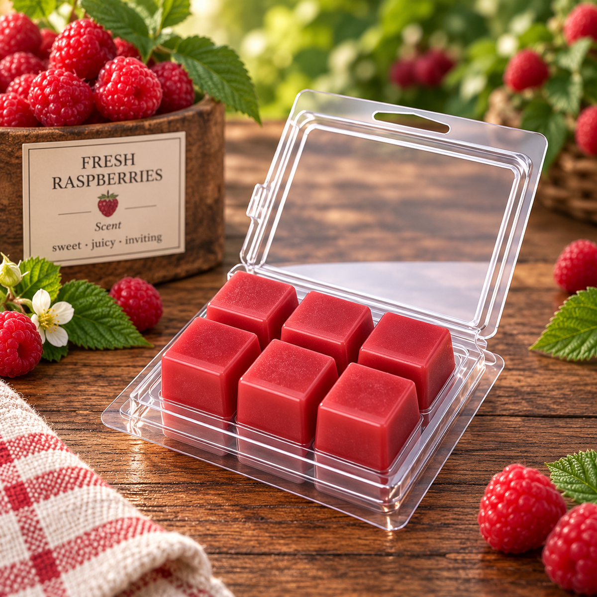 Fresh Raspberries 3 oz. Wax Melt