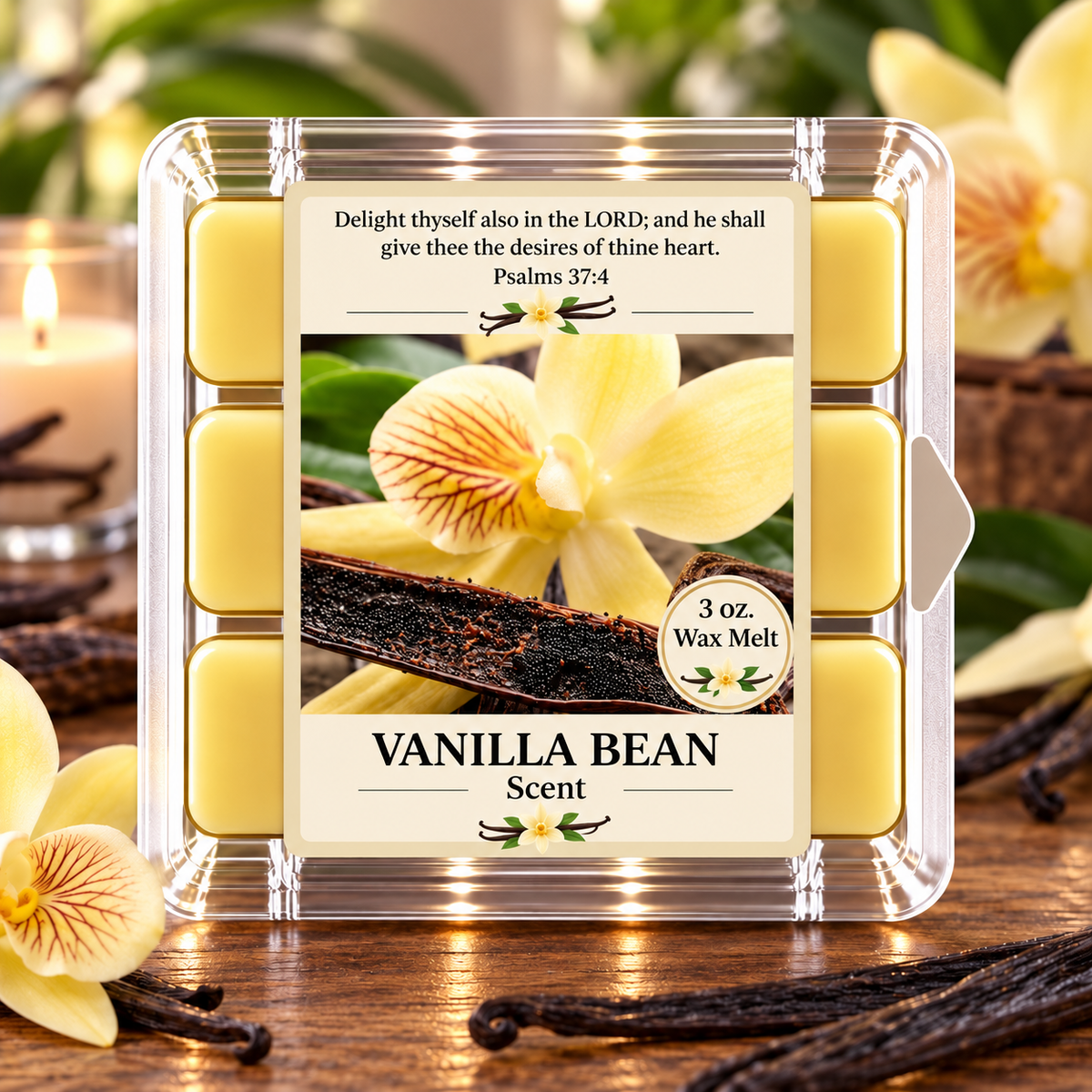 Vanilla Bean 3 oz. Wax Melt