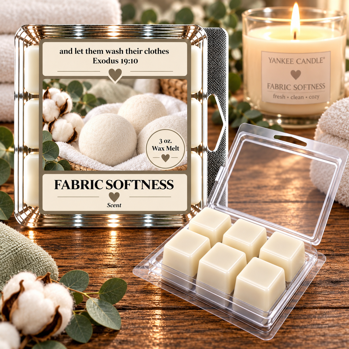 Fabric Softness (like Gain) 3 oz. Wax Melt