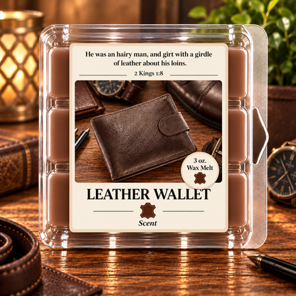 Leather Wallet 3 oz. Wax Melt