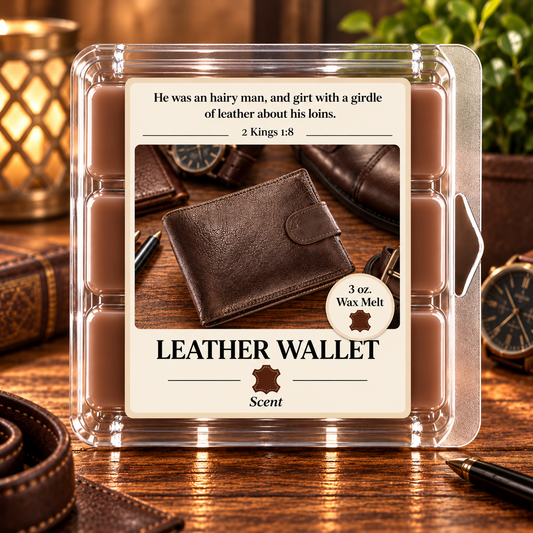 Leather Wallet 3 oz. Wax Melt