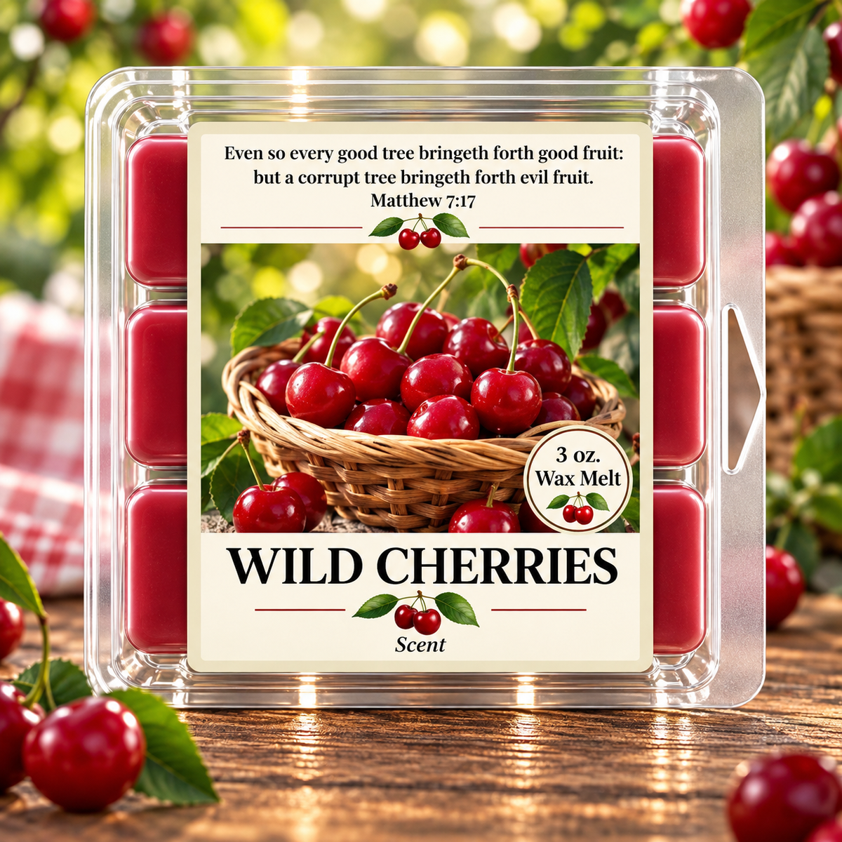 Wild Cherries 3 oz. Wax Melt