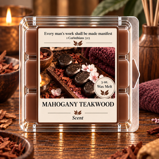 Mahogany Teakwood 3 oz. Wax Melt