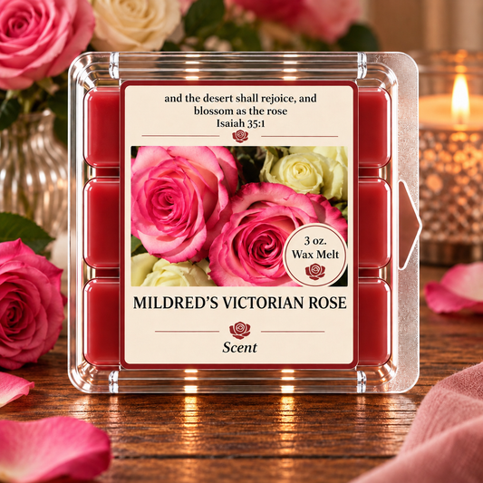 Mildred's Victorian Rose 3 oz. Wax Melt