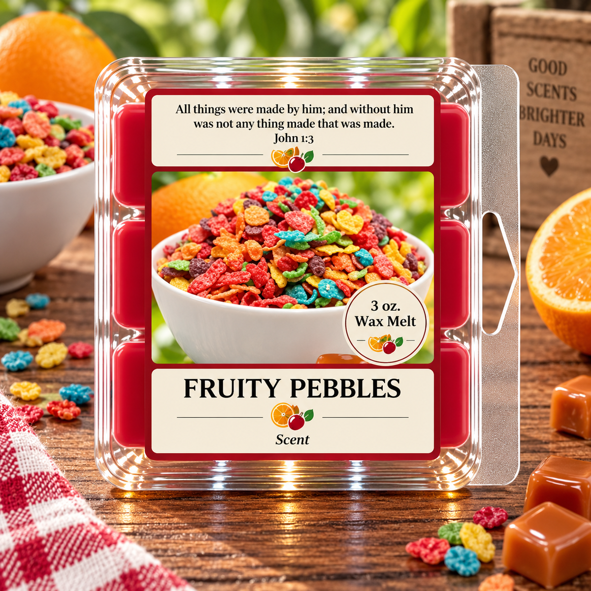 Fruity Pebbles 3 oz. Wax Melt