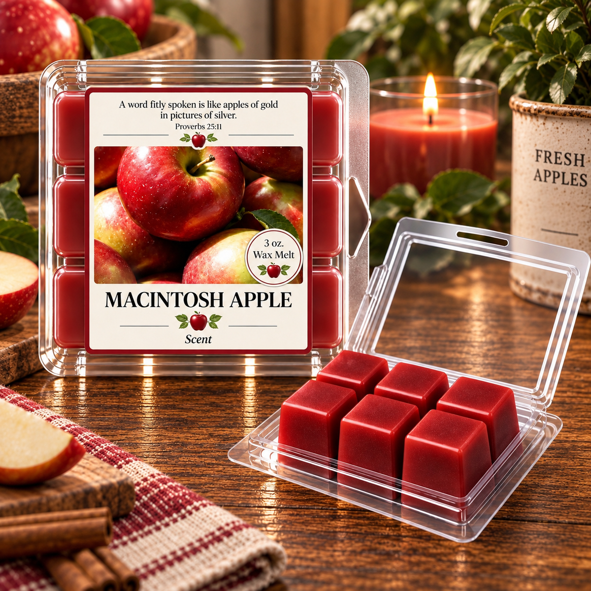 Macintosh Apple 3 oz. Wax Melt