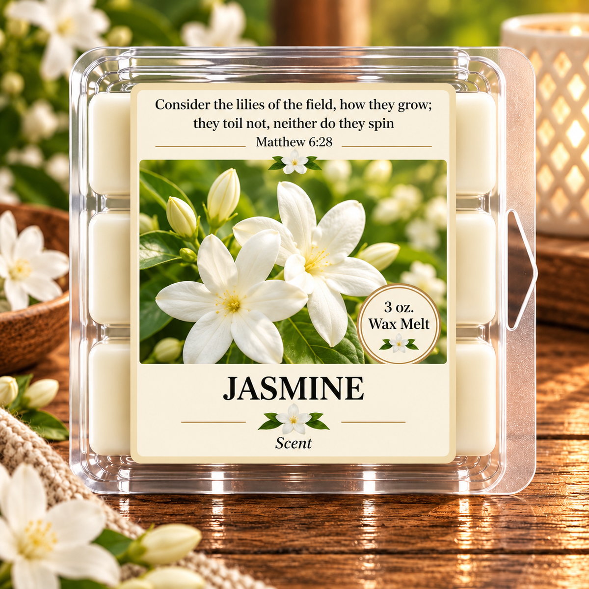 Jasmine 3 oz. Wax Melt