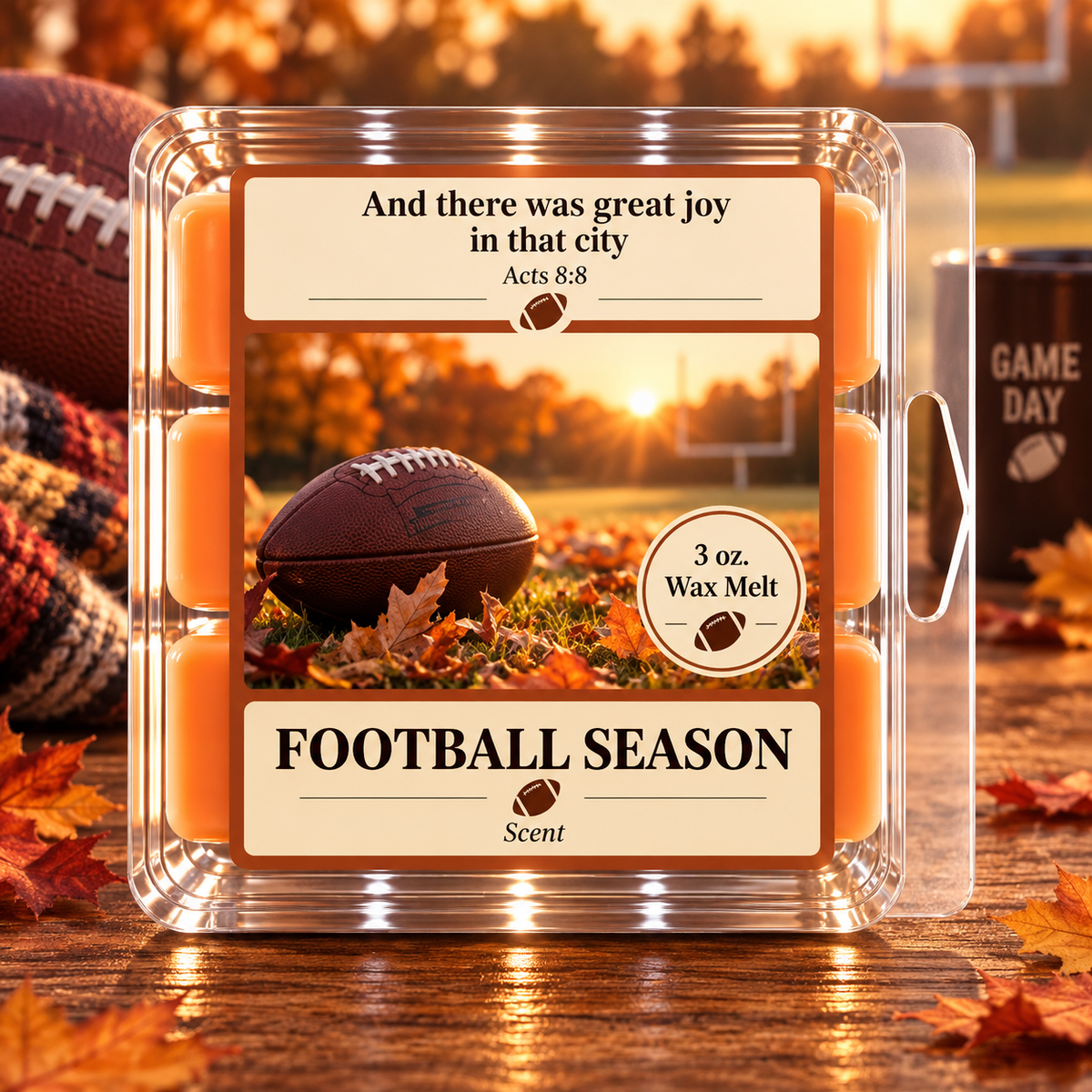 Football Season 3 oz. Wax Melt