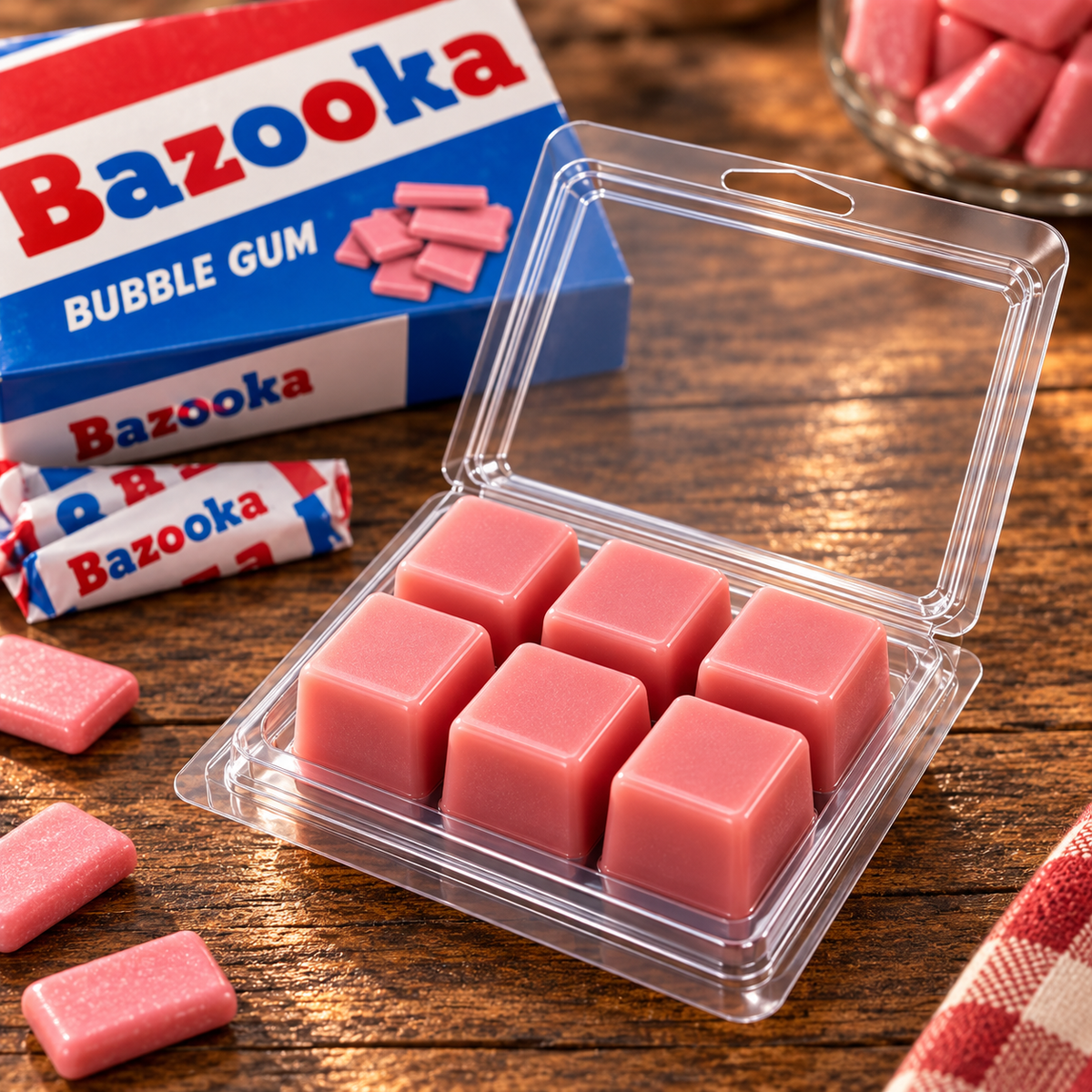 Bazooka bubble gum 3 oz. Wax Melt