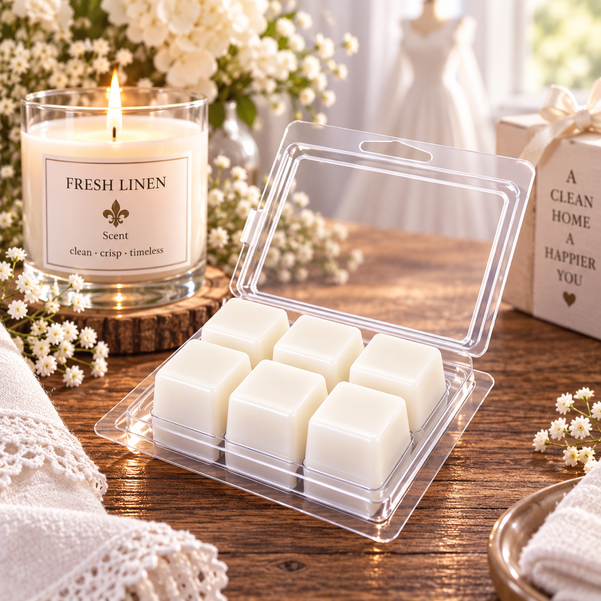 Fresh Linen 3 oz. Wax Melt