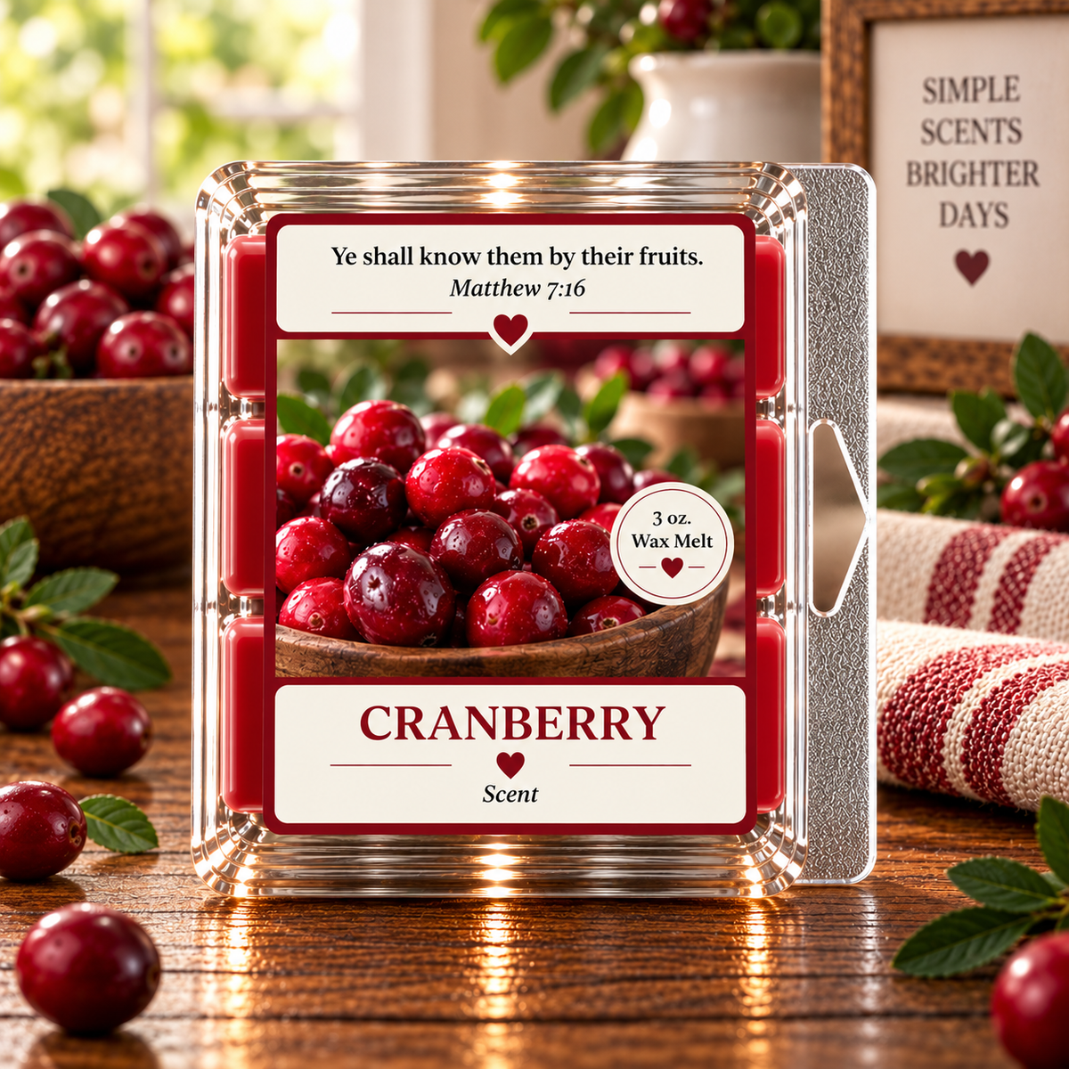 Cranberry 3 oz. Wax Melt