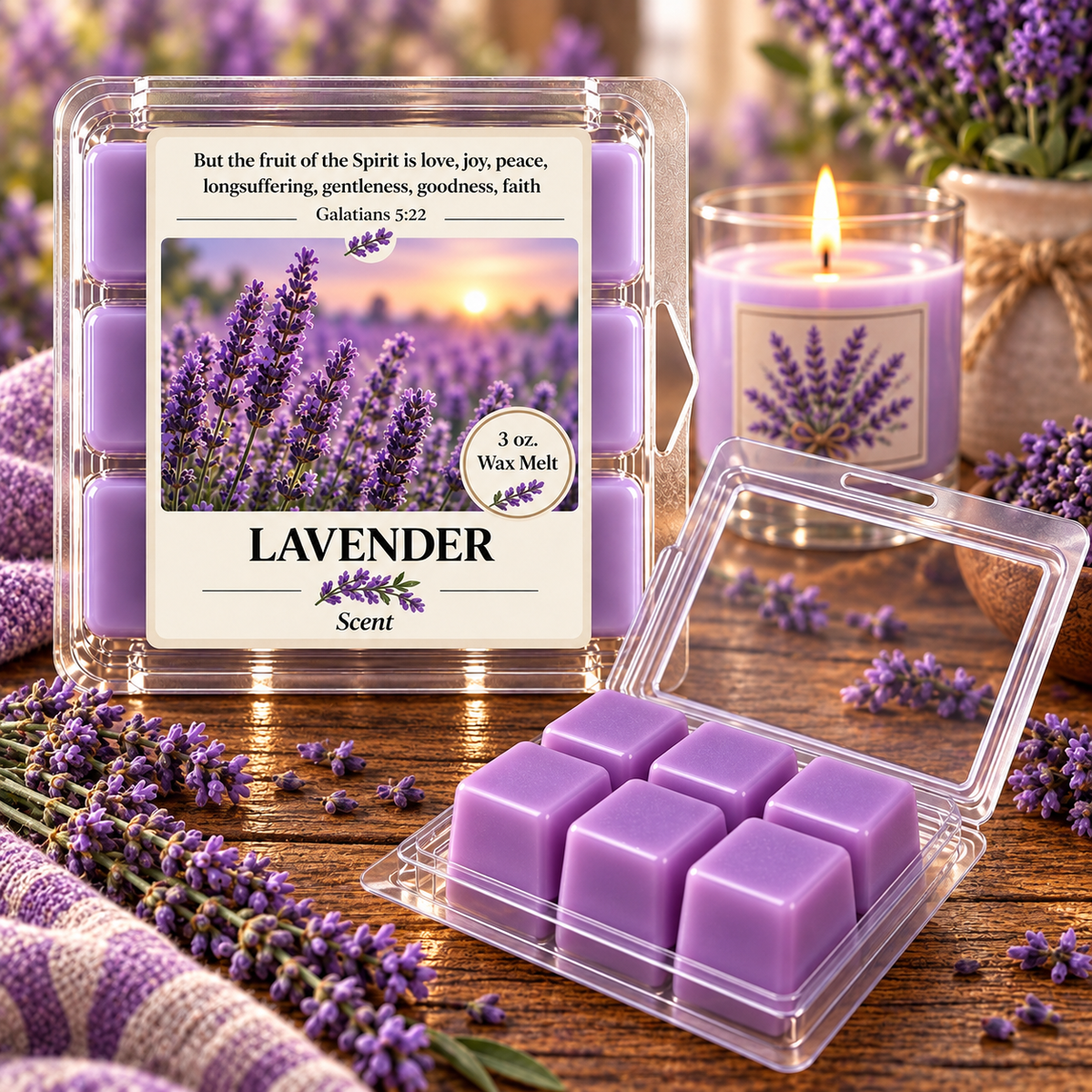 Lavender 3 oz. Wax Melt