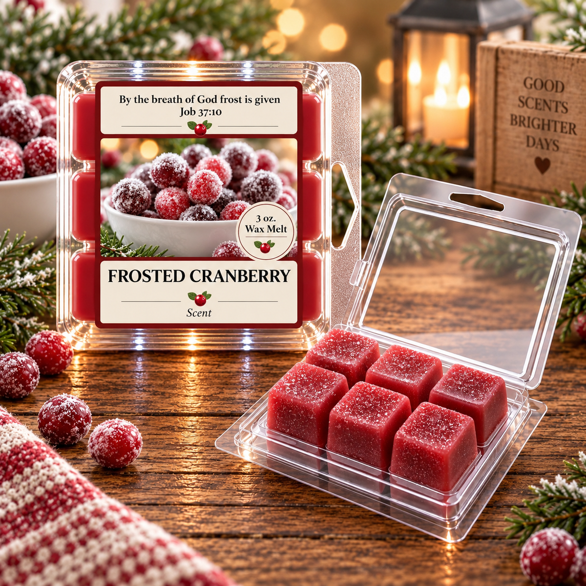 Frosted Cranberry 3 oz. Wax Melt