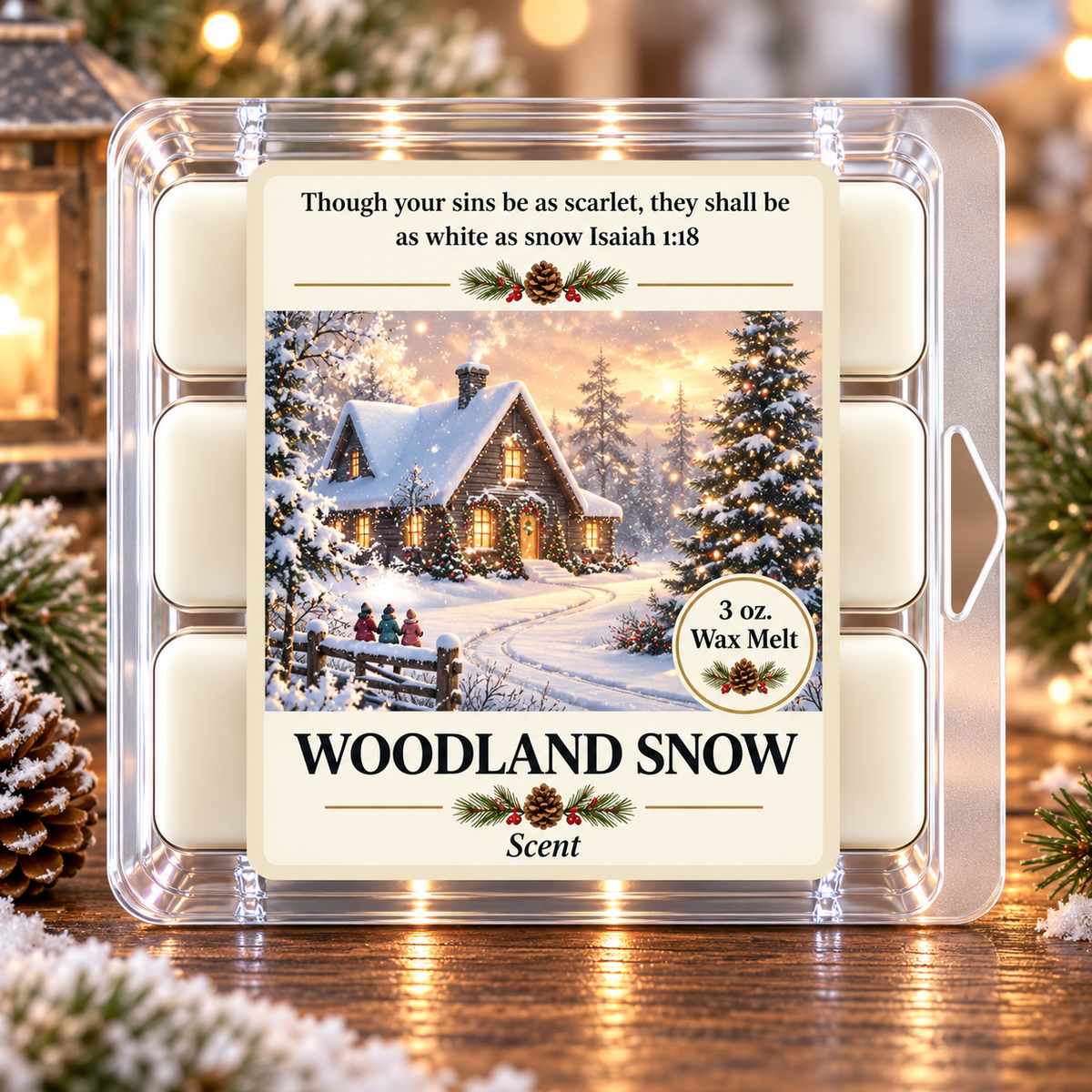 Woodland Snow 3 oz. Wax Melt